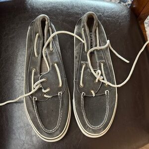 Sperry Charcoal Boat Shoes